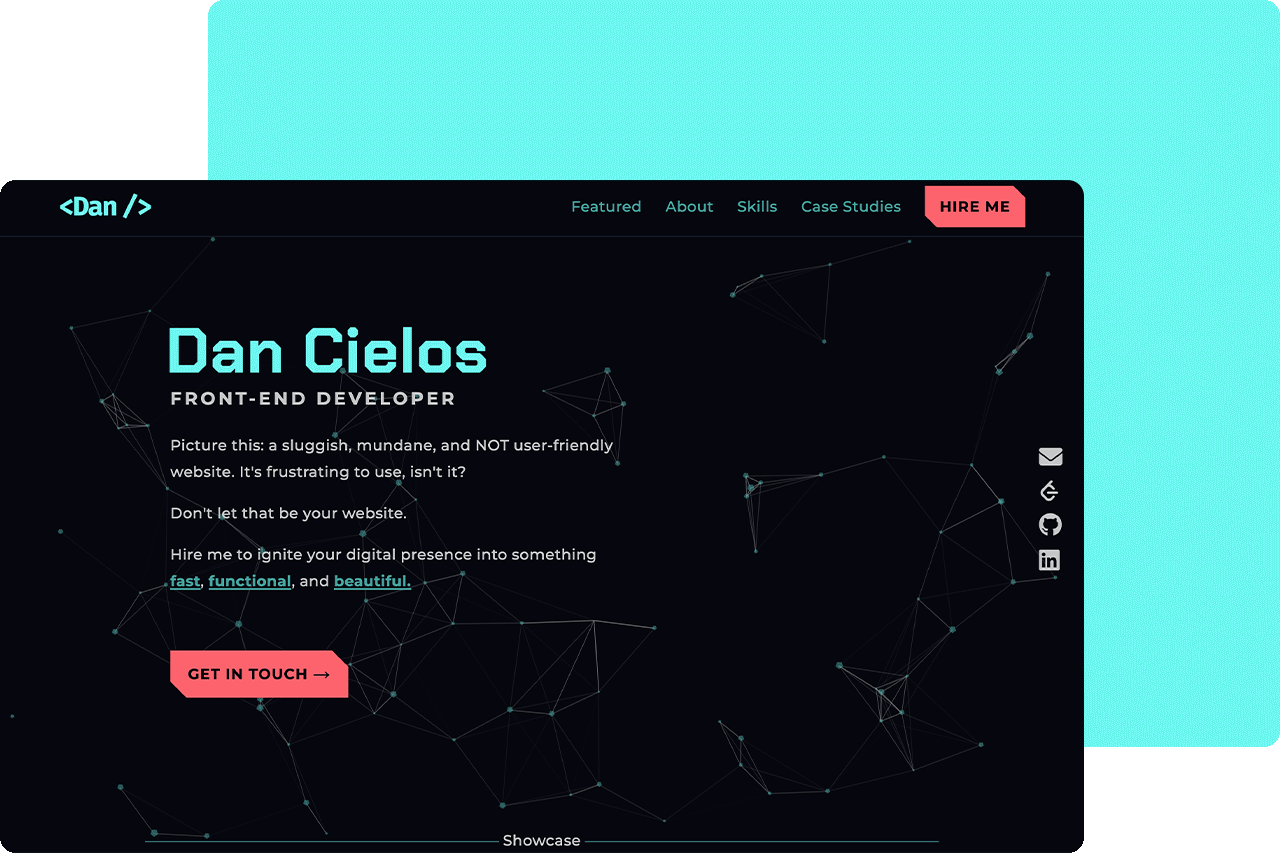 project-gallery-dev-portfolio Lux Digital Project: Screenshot of Dan's Developer portfolio