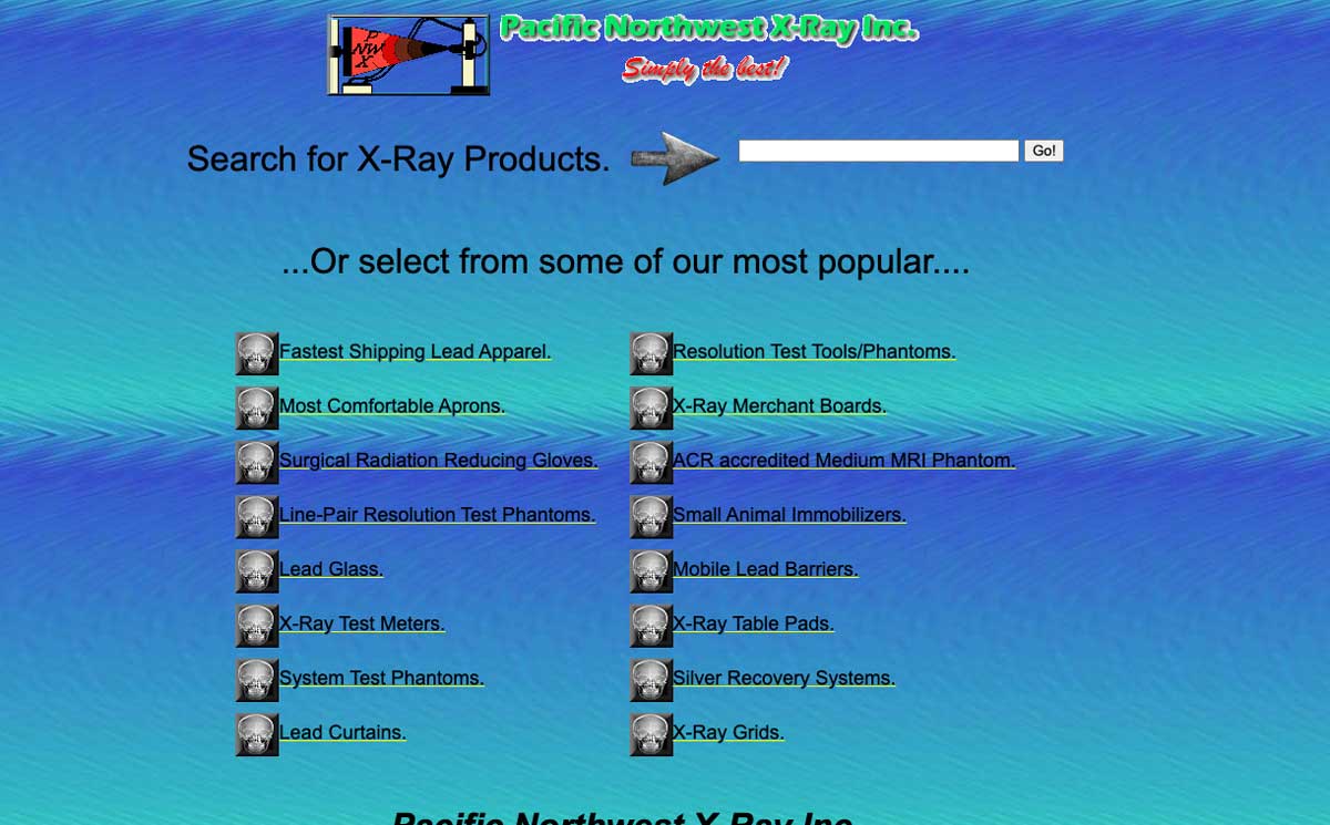 Example of an ugly website