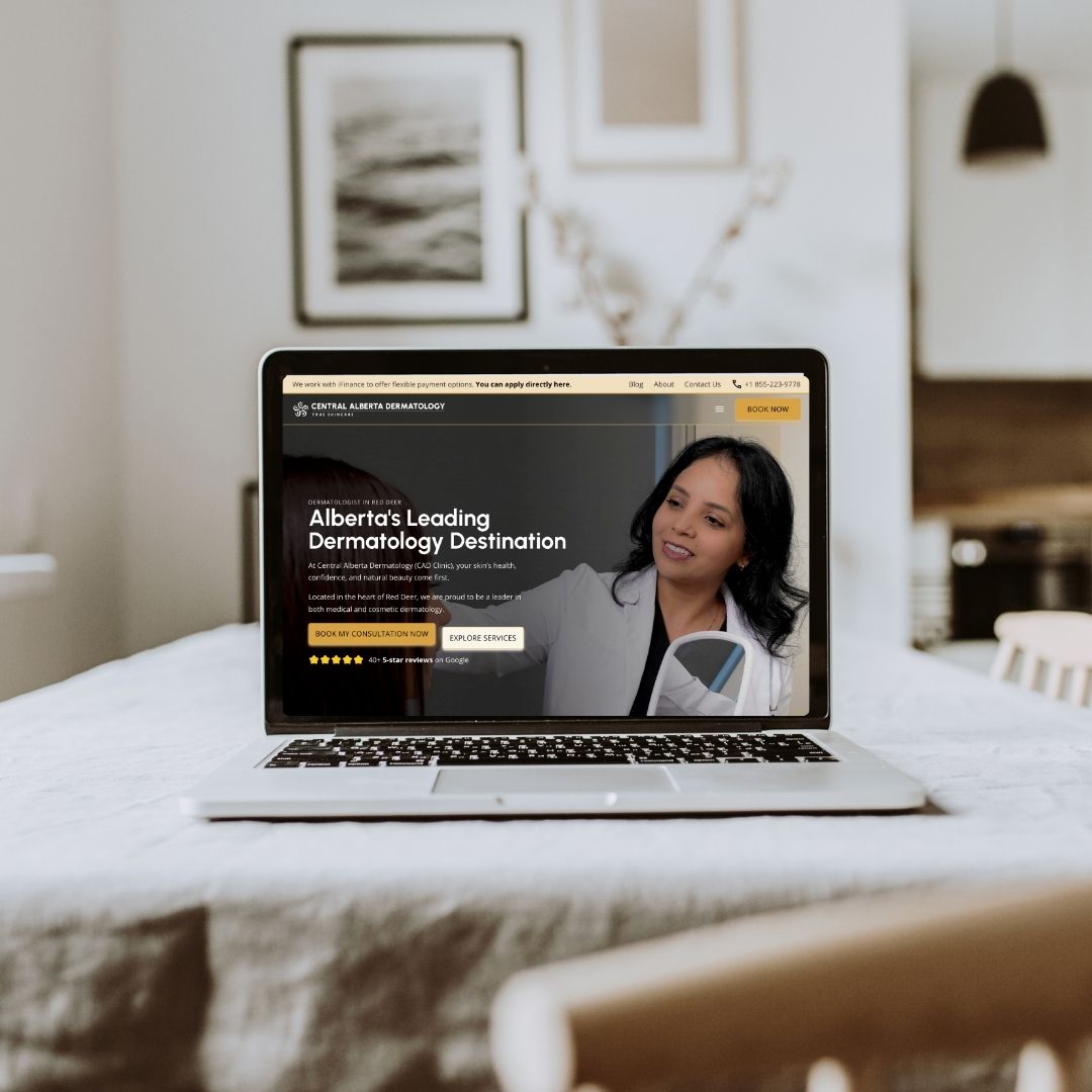 CAD Clinic website mockup