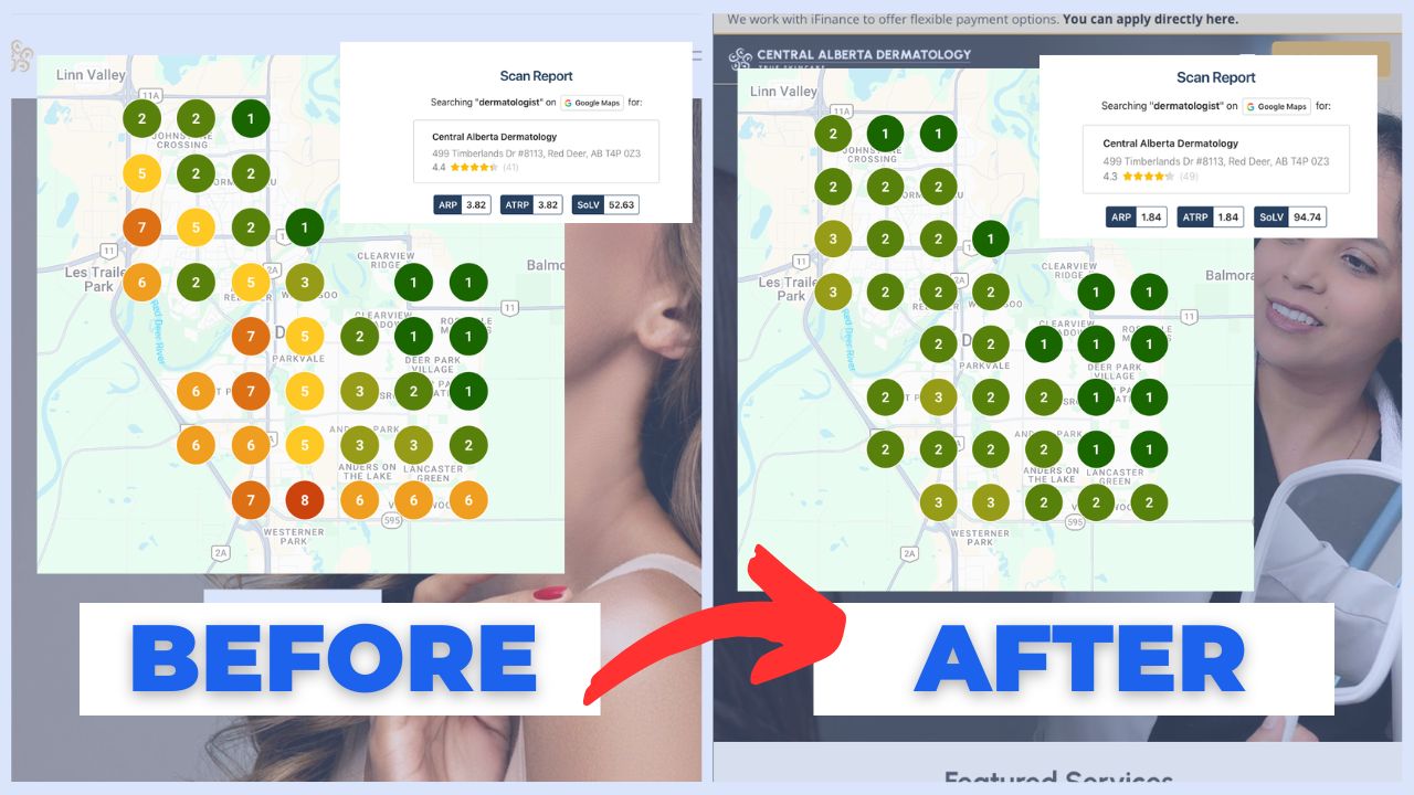 Local SEO before and after